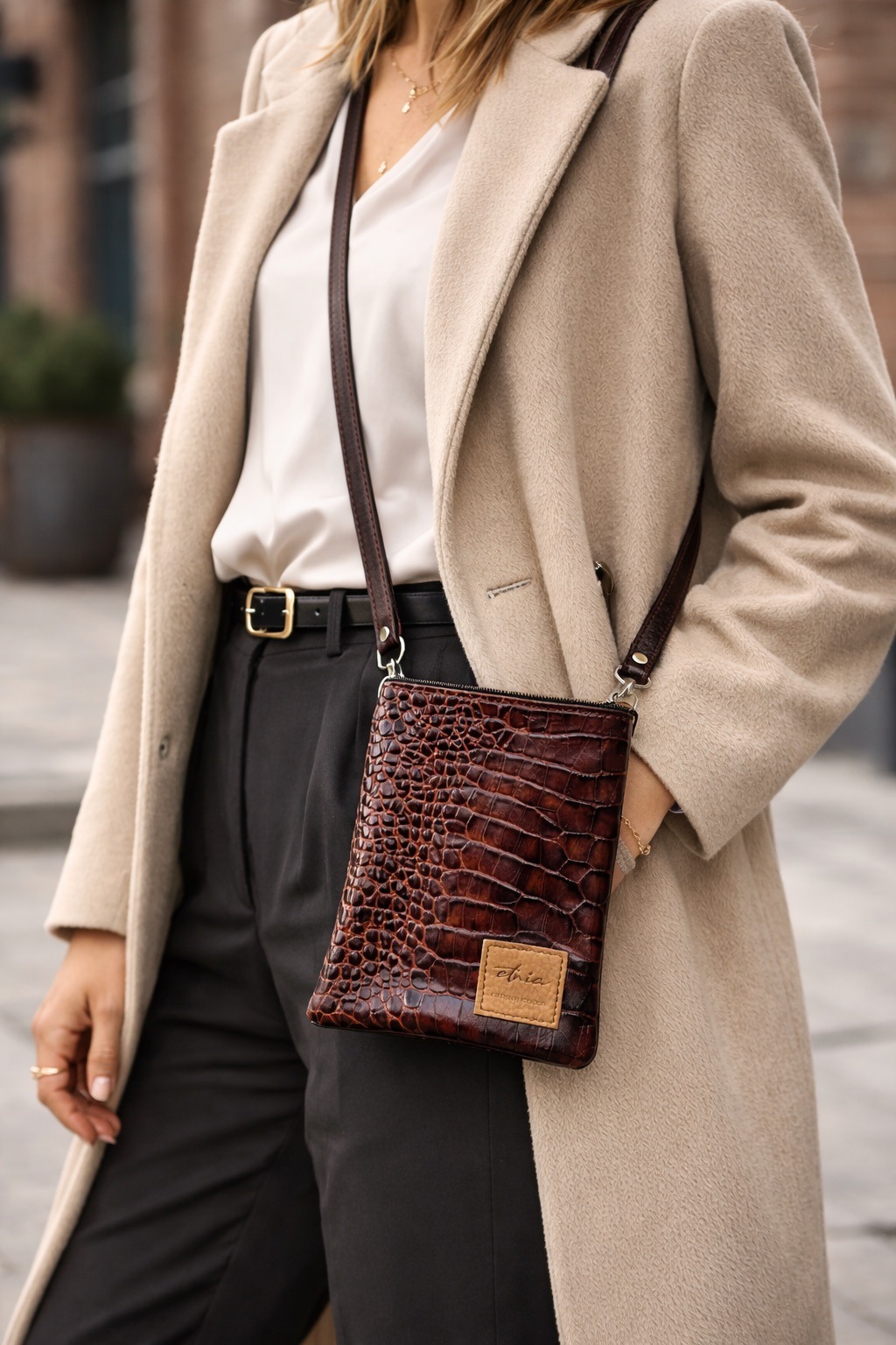 Pochette cuir - ETNIA Terra